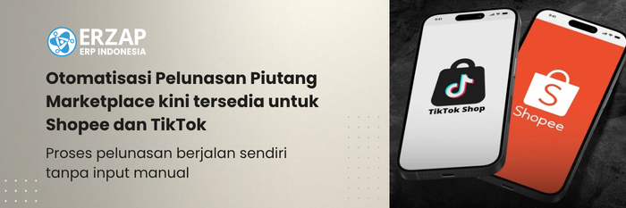Tutorial Aktivasi Otomatisasi Pelunasan Penjualan Piutang Marketplace Shopee dan Tiktok